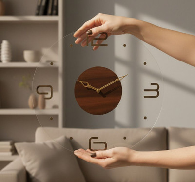 Phonedda Analog 29.8 cm X 29.8 cm Wall Clock(Multicolor, Without Glass, Standard)