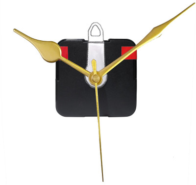 IIK Collection Analog 28 cm X 28 cm Wall Clock(Gold, Without Glass, Standard)