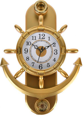 GOT Dreams Analog 38 cm X 28 cm Wall Clock(Multicolor, With Glass, Pendulum)