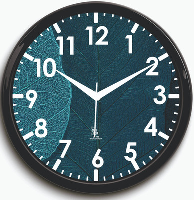 PR Craft Analog 25 cm X 25 cm Wall Clock(Black, With Glass, Standard)