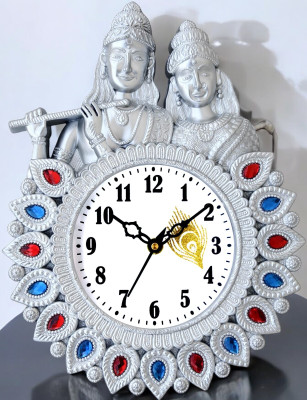 Skylanders Analog 30 cm X 22 cm Wall Clock(Silver, With Glass, Standard)