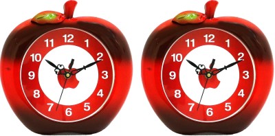 Sigaram Analog 18 cm X 17 cm Wall Clock(Multicolor, With Glass, Standard)