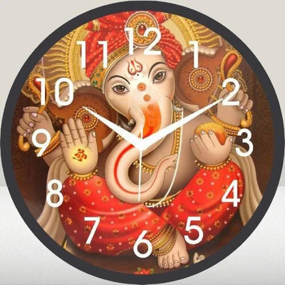 GOLDCREST Analog 25.5 cm X 25.5 cm Wall Clock(Black, With Glass, Standard)