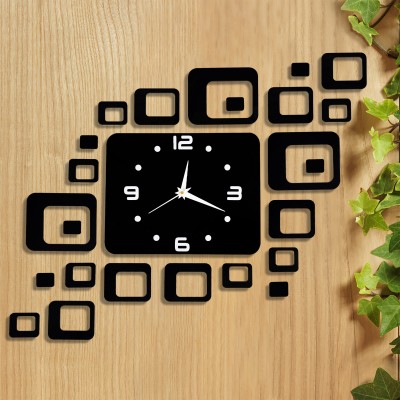 Royal Art Analog 40 cm X 40 cm Wall Clock(Black, Without Glass, DIY Clocks)