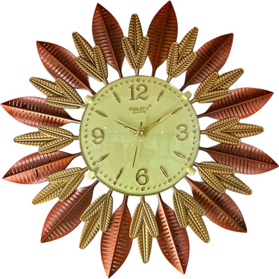 SS TRADER Analog 52 cm X 52 cm Wall Clock(Multicolor, With Glass, DIY Clocks)