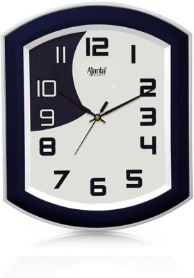 AJANTA Analog 32 cm X 26 cm Wall Clock(Dark Blue, With Glass, Standard)