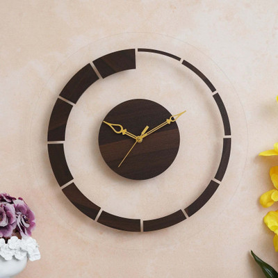 Gift With Smile Analog 28 cm X 28 cm Wall Clock(Multicolor, Without Glass, Standard)
