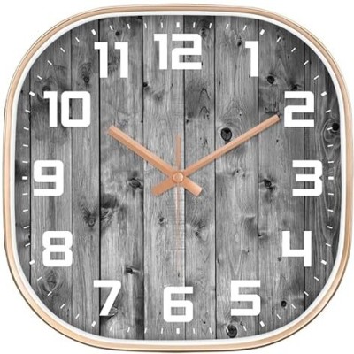 GRACIOUS MART Analog-Digital 10 cm X 24 cm Wall Clock(Black, With Glass, Standard)