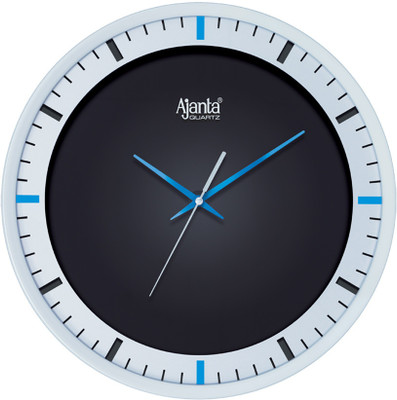 AJANTA Analog 30 cm X 29 cm Wall Clock(Blue, With Glass, Standard)
