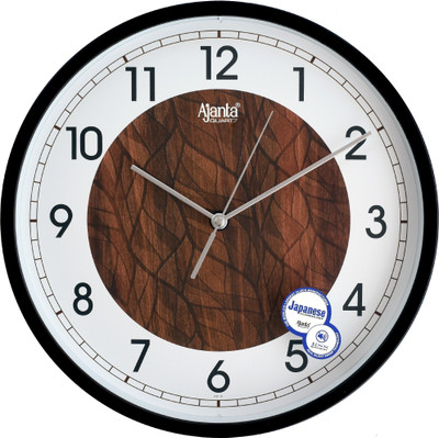 AJANTA Analog 31 cm X 31 cm Wall Clock(White, With Glass, Standard)