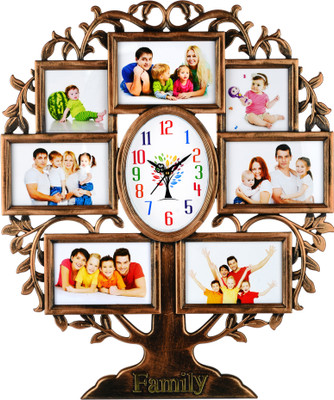 HorseHead Analog 58 cm X 48 cm Wall Clock(Multicolor, With Glass, Standard)