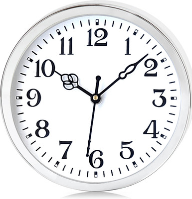 auwg Analog 21 cm X 21 cm Wall Clock(White, With Glass, Standard)