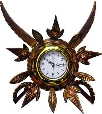 TATV QALAA Analog 60 cm X 60 cm Wall Clock(Multicolor, With Glass, Standard)