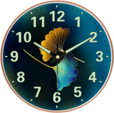 DEEP ENTERPRISE Digital 30 cm X 30 cm Wall Clock(Blue, With Glass, Standard)