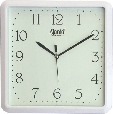 AJANTA Analog 22 cm X 22 cm Wall Clock(White, With Glass, Standard)