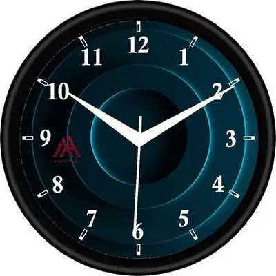 Aashish.Enterprises Analog 25 cm X 25 cm Wall Clock(Multicolor, With Glass, Standard)