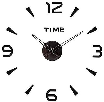 venimall Analog-Digital 10 cm X 18 cm Wall Clock(Multicolor, Without Glass, Standard)