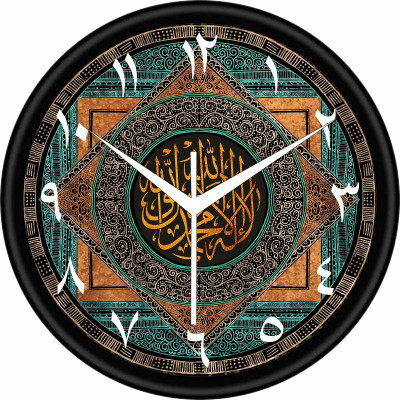BHAVANA ENTERPRISES Analog 20 cm X 20 cm Wall Clock(Multicolor, With Glass, Standard)