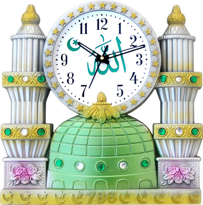 IRU Creation Analog 30 cm X 30 cm Wall Clock(Multicolor, With Glass, Standard)