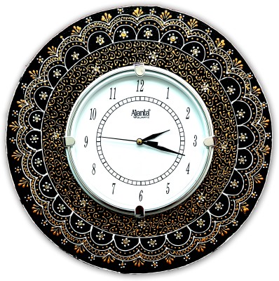 AJANTA Analog 33 cm X 33 cm Wall Clock(Grey, With Glass, Standard)