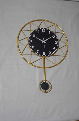 home decore Analog-Digital 24 cm X 50 cm Wall Clock(Multicolor, With Glass, Standard)