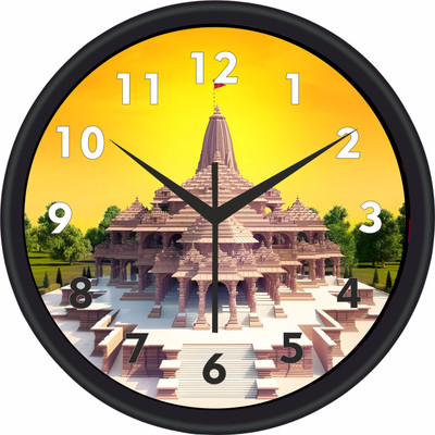 Vimsa Creation Analog 25 cm X 25 cm Wall Clock(Multicolor, With Glass, Standard)