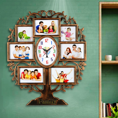 HorseHead Analog 58 cm X 48 cm Wall Clock(Multicolor, With Glass, Standard)