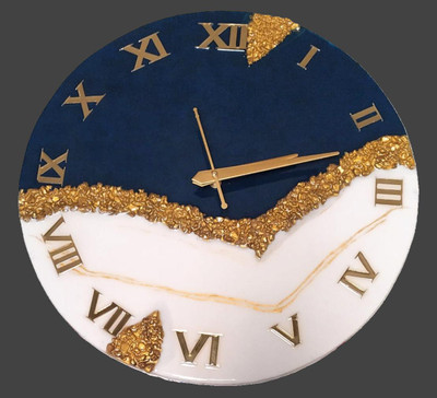 Nest Of Craft Analog 10 cm X 100 cm Wall Clock(Multicolor, Without Glass, Standard)