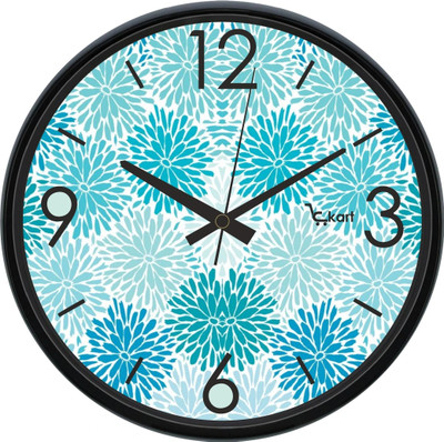 mmrymakerz Analog 16 cm X 16 cm Wall Clock(Grey, With Glass, Standard)
