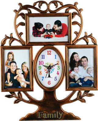 HorseHead Analog 44 cm X 35 cm Wall Clock(Multicolor, With Glass, Standard)