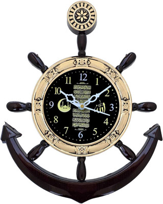 Dilip singh Analog 21 cm X 21 cm Wall Clock(Multicolor, With Glass, Standard)
