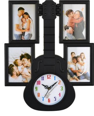 HorseHead Analog 43.5 cm X 35.5 cm Wall Clock(Black, With Glass, Standard)