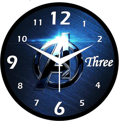 GOLDCREST Analog 25.5 cm X 25.5 cm Wall Clock(Black, With Glass, Standard)