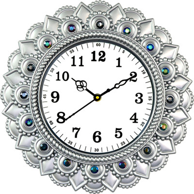 GOLDCREST Analog 30 cm X 30 cm Wall Clock(Black, With Glass, Standard)