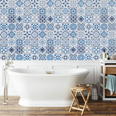 SOJITRA EXPORT 200 cm Fancy look flower pattern sticker for home decore(200 x 60 cm)Model-18 Self Adhesive Sticker(Pack of 1)