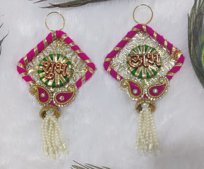 OQVIT CREATION Oqvit wall shubh labh Pack of 2(Multicolor)