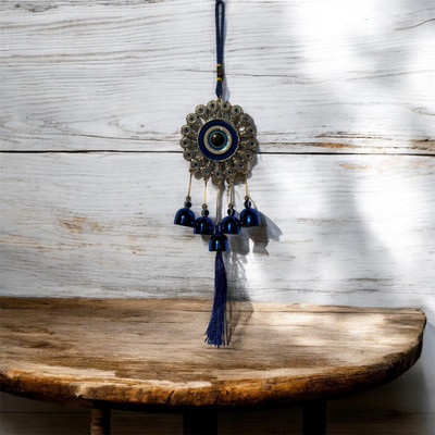 sachwood creations Evil Eye Hanging For Home, Car & Office Good Luck & Protection Charm Car Hanging Ornament(Pack of 1)