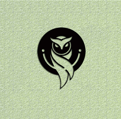 dbeautify Majestic Owl Wall Art for Wall Decor(Black)