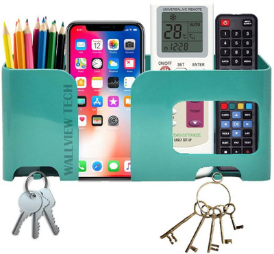 Brazilian Multi-Purpose Wall Mount Smartphone . AC TV Remote and Key Chain Hanging(Green)