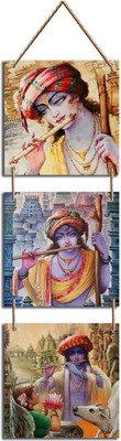 BIndian MDF Wodden Wall Hanging For Home Decor(Multicolor 58)