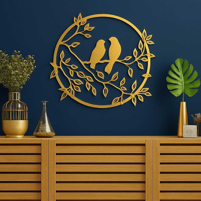 VUF MDF Plaque Cutout Ready to Hang Home Office Decor Wall Art (9 inch X 9 inch)(Black)