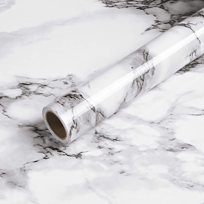 MISHTI ENTERPRISE Classics White Wallpaper(60 cm x 300 cm)