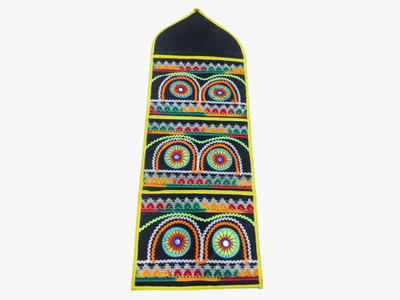 Puri Handicraft beautifully hand crafted wall hanging letter box(Black)