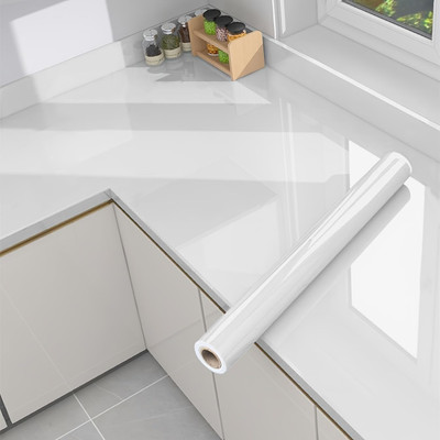 DOM EXPORT Vinyl, Paper Abstract White Wallpaper(L x W: 200 cm x 60 cm)