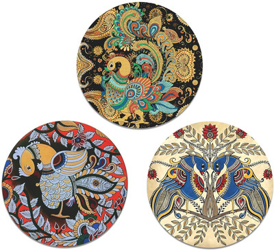 Shree Sanwariya Crafts Premium Madhubani Modern Art Design Wall Hanging for Home Decor Gift Item(15 inch X 9 inch, Multicolor)