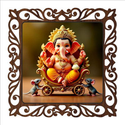 AMOREZ WALL ART SINGLE Digital Reprint 11 inch x 11 inch Painting(With Frame)
