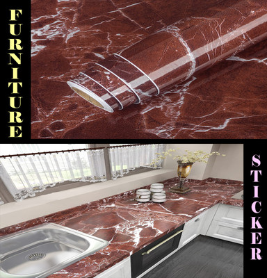 WALLVEAR Architecture Red Wallpaper(200 cm x 60 cm)