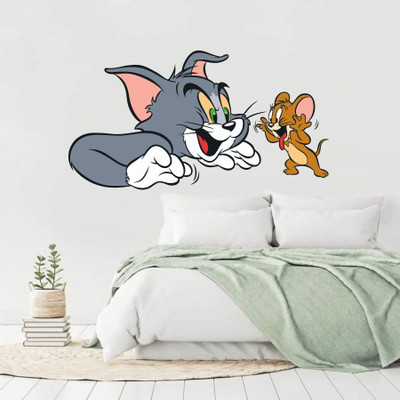 STICKERAURA Tom And Jerry(Multicolor)