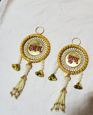 JUHIS CREATION JUHIS LABH SHUBH Pack of 2(Yellow)