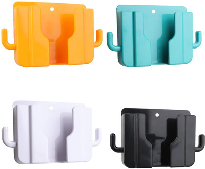 Brazilian Wall Mounted Mobile Holder Mobile Stand Universal Phone Stand - Pack of 4(Multicolor)